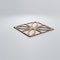 Ekena Millwork Small Swansea Decorative Fretwork Wood Wall Panels, Hickory, 11 3/8"W x 11 3/8"H x 3/8"T WALW12X12X0375SWNHI - alternate 5